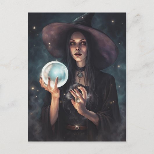 Carte postale de la sorcière Hilde (Devant)