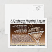 Carte postale de la Souffle de chocolat Martini Re (Devant / Derrière)