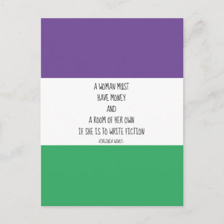 Carte postale de la soumission Virginia Woolf