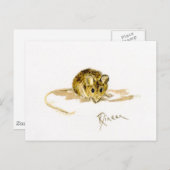 Carte postale de la souris (Devant / Derrière)