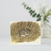 Carte postale de la souris de champ (Debout devant)