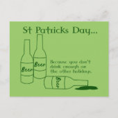 Carte postale de la St Patrick's Day Recette (Devant)