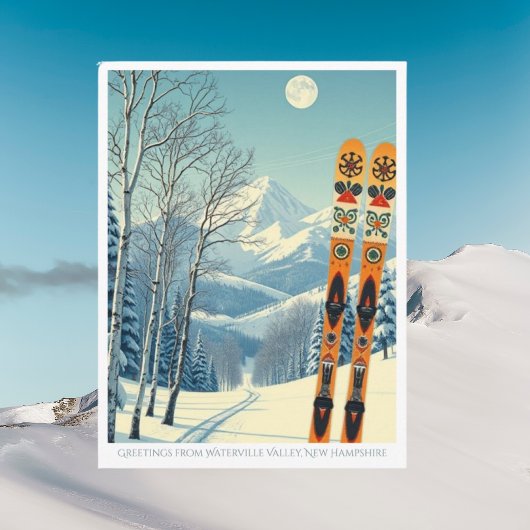 Carte postale de la station de ski de Waterville V