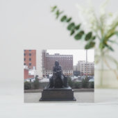 Carte postale de la statue de Ben Franklin (Debout devant)