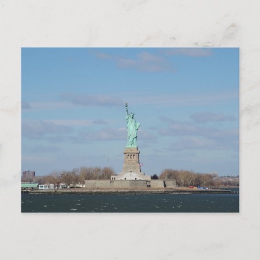 Carte postale de la Statue de la Liberté Ellis Isl (Devant)