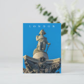 Carte postale de la statue de Nelson à Londres (Debout devant)