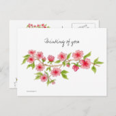 Carte postale de la succursale Cherry Blossom (Devant / Derrière)