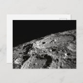 Carte postale de la surface de la Lune (espace) (Devant / Derrière)