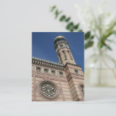 Carte postale de la synagogue de Budapest (Debout devant)