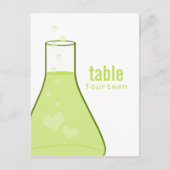 Carte postale de la table de bécher Whimsical, ver (Devant)