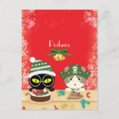 Carte postale de la table de Noël géante de la Pol (Devant)