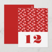 Carte postale de la table des triangles géométriqu (Devant / Derrière)