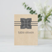 Carte postale de la table frontière de Medallion b (Debout devant)