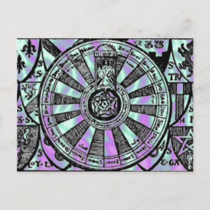 Carte postale de la table ronde du roi Arthur