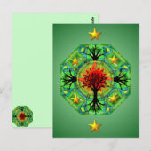 Carte postale de la Terre mère (Devant / Derrière)