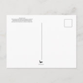 Carte postale de la tête large (Dos)