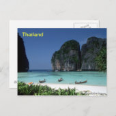 carte postale de la Thaïlande (Devant / Derrière)