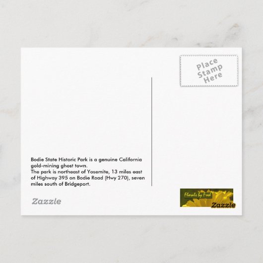 Carte postale de la timonerie (Dos)