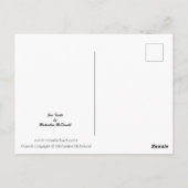 Carte postale de la tortue de mer (Dos)