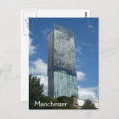 Carte postale de la tour Beetham de Manchester (Devant / Derrière)