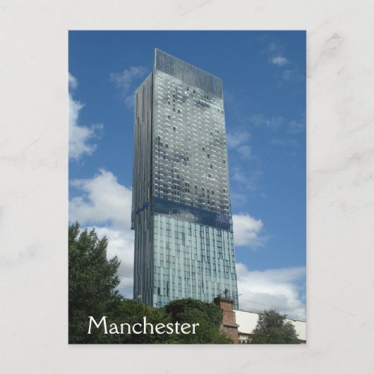 Carte postale de la tour Beetham de Manchester (Devant)