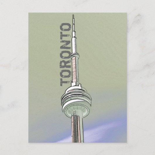 Carte postale de la tour CN de Toronto (Devant)