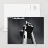 Carte postale de la tour de télévision de Prague (Devant / Derrière)