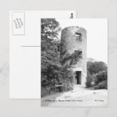 Carte postale de la tour du château de Blarney (Devant / Derrière)