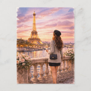 Carte postale de la Tour Eiffel de Paris