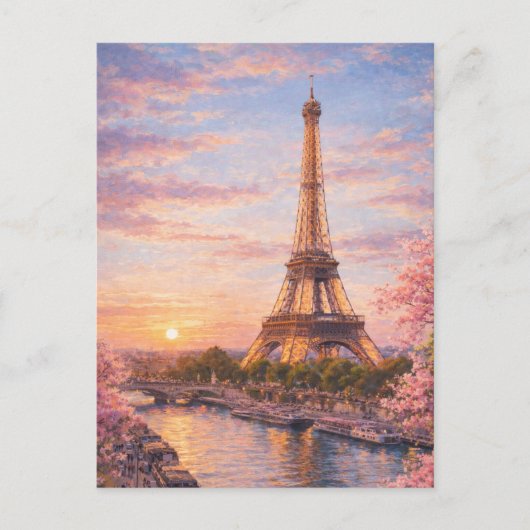 Carte postale de la Tour Eiffel de Paris (Devant)