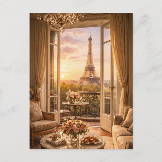 Carte postale de la Tour Eiffel de Paris (Devant)