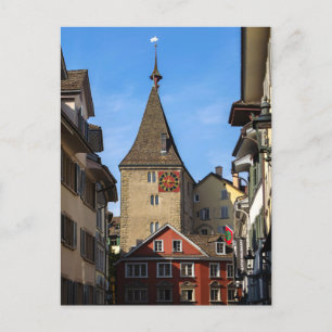Carte postale de la tour Grimmenturm de Zurich