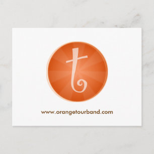 Carte postale de la tournée Orange