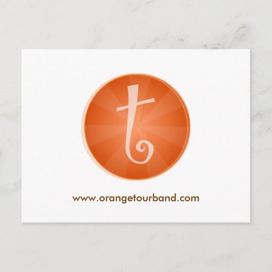 Carte postale de la tournée Orange (Devant)