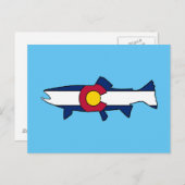 Carte postale de la truite du Colorado (Devant / Derrière)