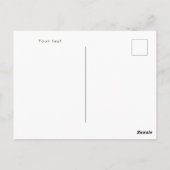 Carte postale de la typographie de Charleston Caro (Dos)