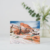 Carte postale de la vallée de Fire State Park (Debout devant)