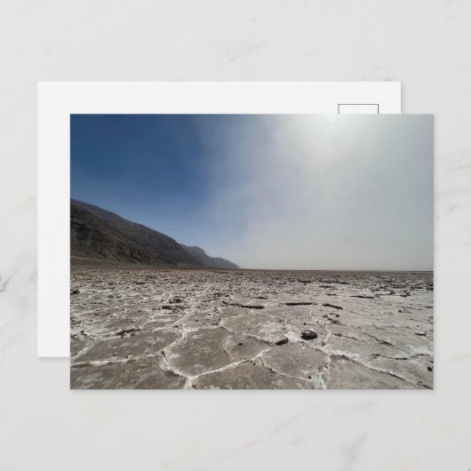 Carte postale de la vallée de la mort (Devant / Derrière)