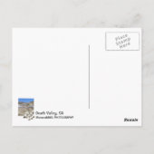 Carte postale de la vallée de la Mort/Palette Arti (Dos)