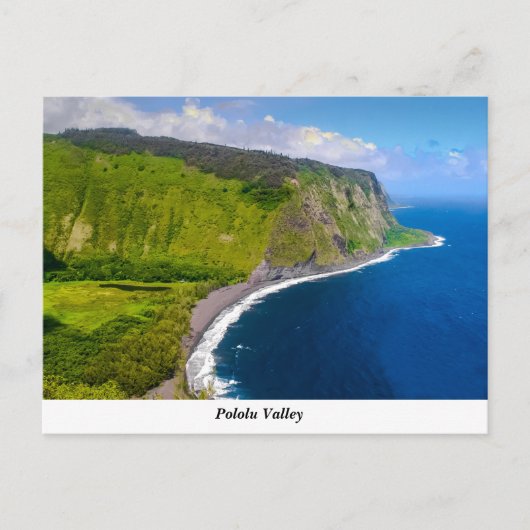 Carte postale de la vallée de Pololu (Devant)