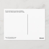 Carte postale de la vallée de Wachau (Dos)