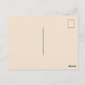 Carte postale de la vallée de Yosemite (Dos)