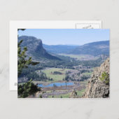 Carte postale de la vallée du Colorado (Devant / Derrière)