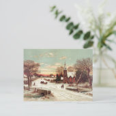 Carte postale de la veille de Noël (Debout devant)