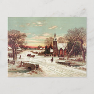 Carte postale de la veille de Noël