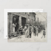 Carte postale de la veille de Noël dans le temps c (Devant / Derrière)