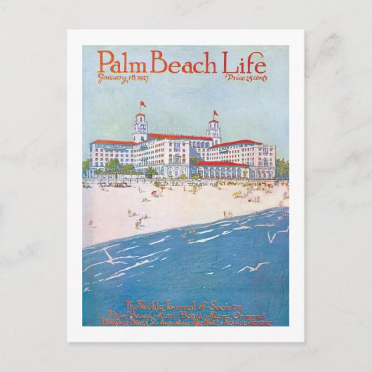 Carte postale de la vie #11 de Palm Beach (Devant)