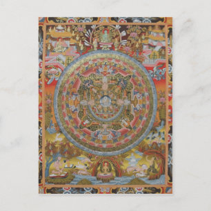 Carte postale de la vie de Bouddha