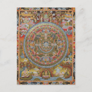 Carte postale de la vie de Bouddha