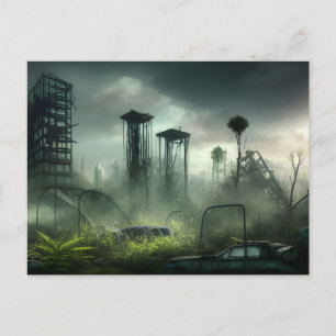 Carte postale de la ville apocalyptique